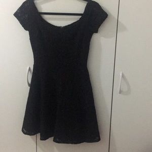 Black lace Forever 21 mini dress